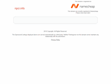 Tablet Screenshot of npci.info